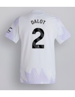 Manchester United Diogo Dalot #2 Vieraspaita 2025-26 Lyhythihainen